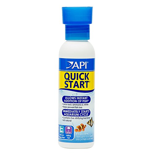 API QUICK START Freshwater and Saltwater Aquarium Nitrifying Bacteria 4-Ounce...