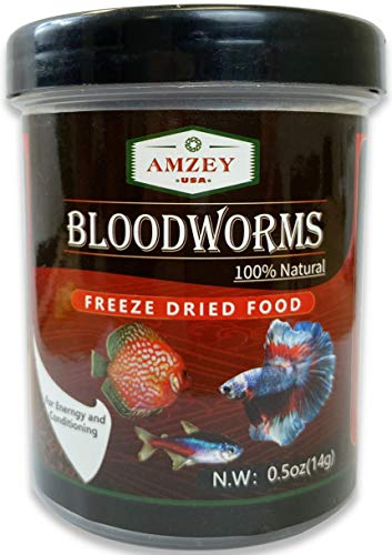 Amzey Freeze Dried Blood Worms